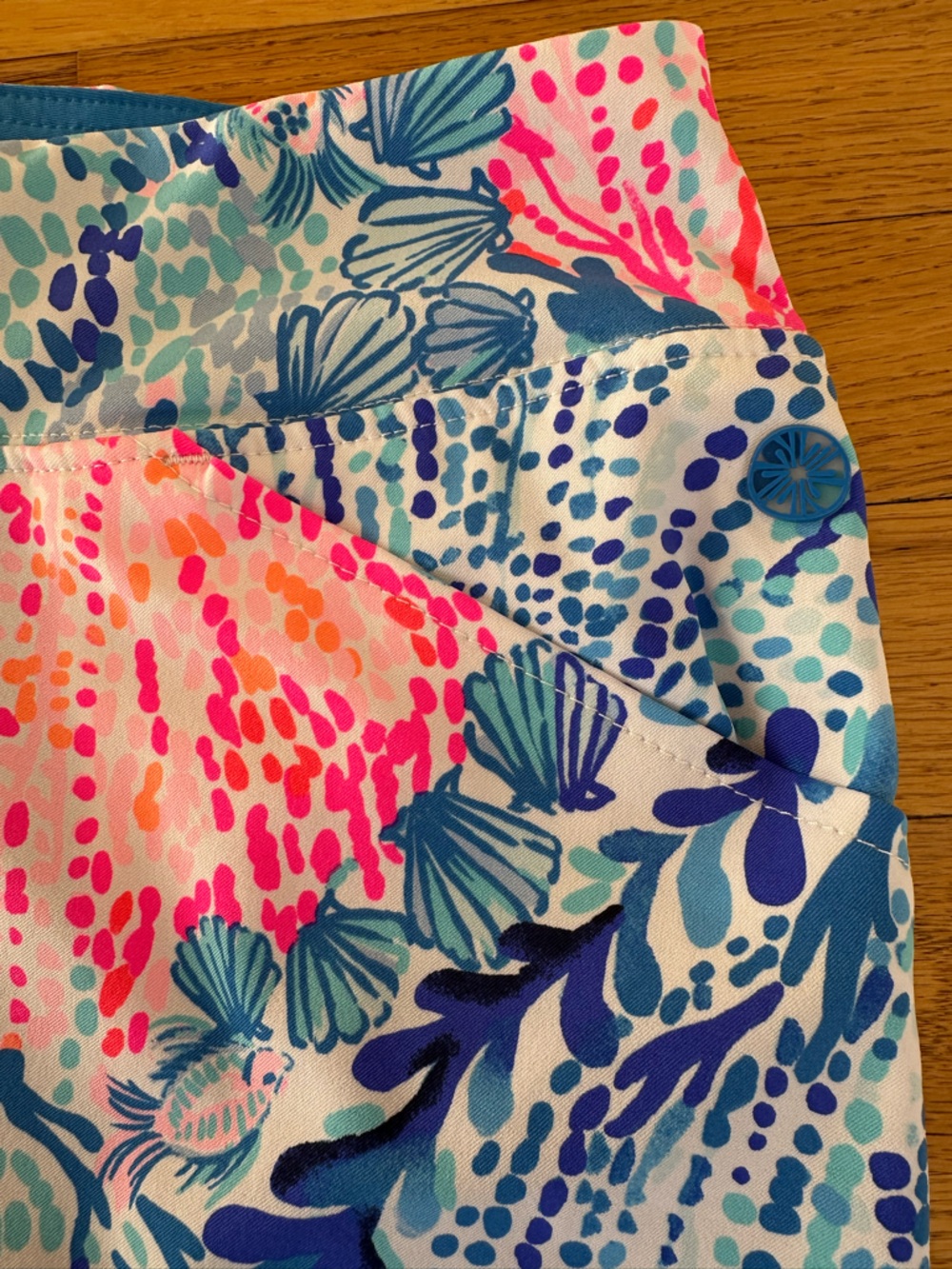 Lilly Pulitzer LUXLETIC Monica Skort Skirt in Sway With Me Size 8 - Picture 5 of 5